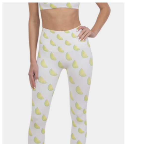 Morgan Stewart Sport Lime Legging Set - Picture 4 of 13